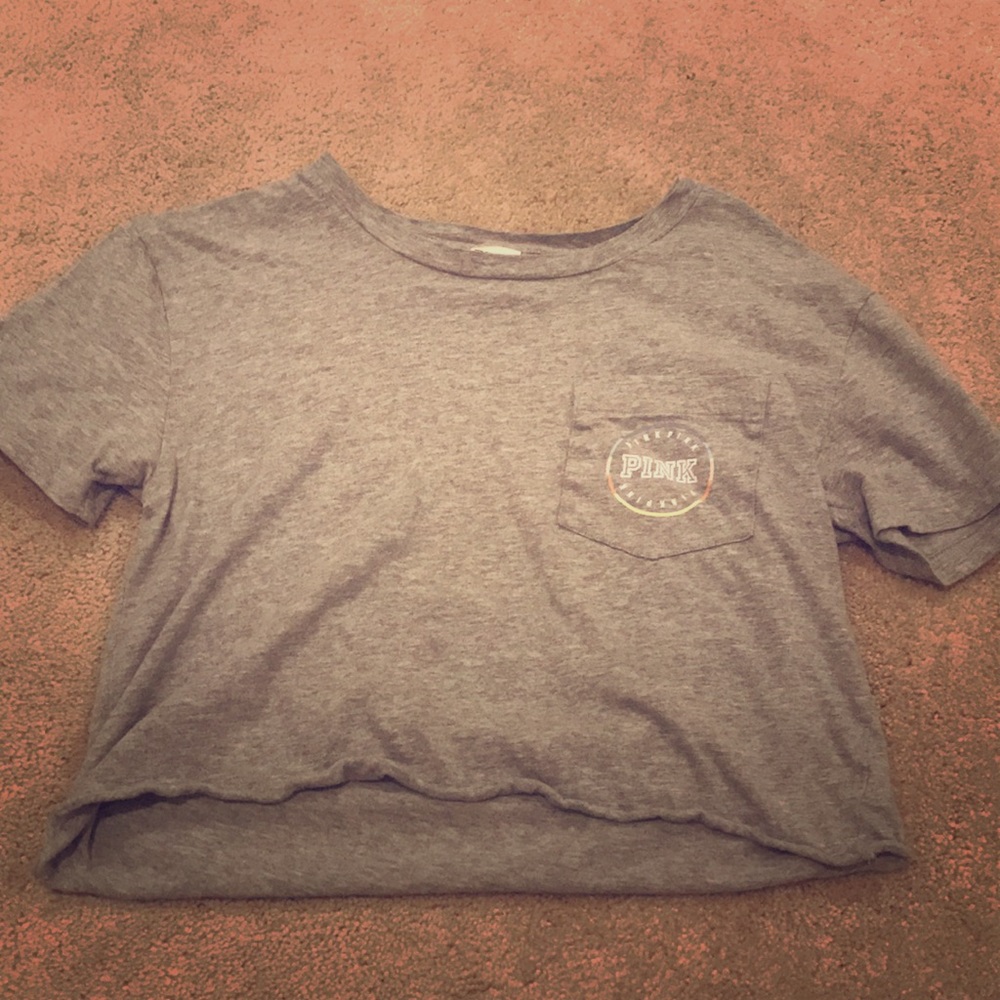 Pink crop top